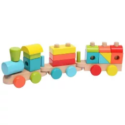 Fa vonat 14 darabos készlet