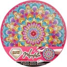 Grafix - Gyémánt festés mandala, vászon 30 cm kör 2 ass