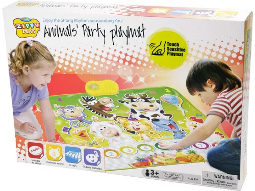 Állatok zenélő játszószőnyeg