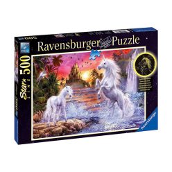 Ravensburger Puzzle 500 db - Egyszarvúak a folyónál