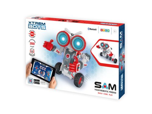 Xtrem Bots - Sam - építhetõ robot (130 db), telefonról irányítható