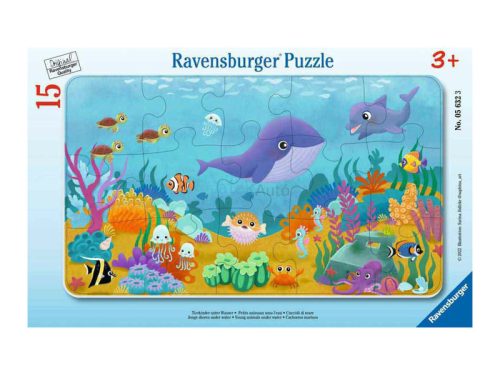 Ravensburger Puzzle 15 db - Állat külyök a víz alatt