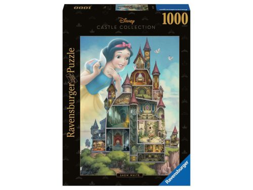 Puzzle 1000 db - Disney kastély Hófehérke