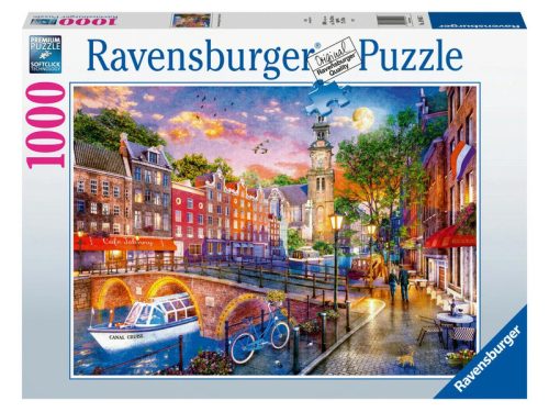 Ravensburger Puzzle 1000 db - Naplemente Amszterdam