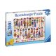 Ravensburger Puzzle 200 db - Virágos barátok