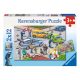 Ravensburger Puzzle 2x12 db - Kék lámpás út