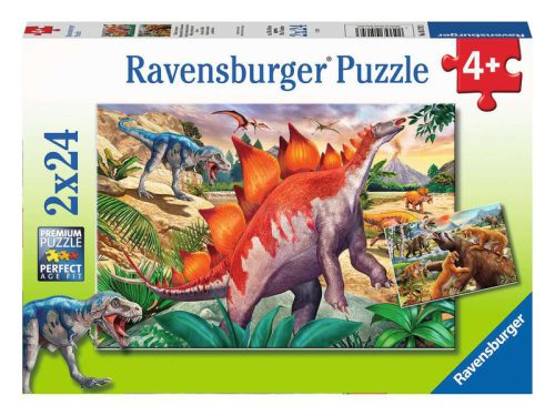 Ravensburger Puzzle 2x24 db - Vadállatok