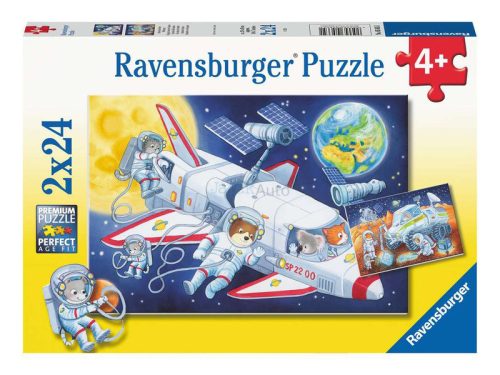 Ravensburger Puzzle 2x24 db - Utazás az űrben