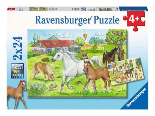 Ravensburger Puzzle 2x24 db - Lófarm
