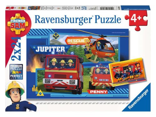 Ravensburger Puzzle 2x24 db - Tűzoltó Sam