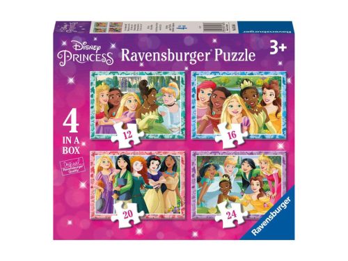 Puzzle 4in1 db - Disney Hercegnők 23