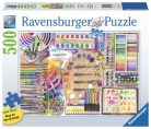 Puzzle 500 db - A művész palettája