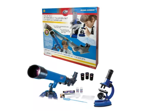 Távcső és mikroszkóp 35 darabos készlet