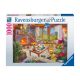 Ravensburger Puzzle 1000 db - Hangulatos kunyhó