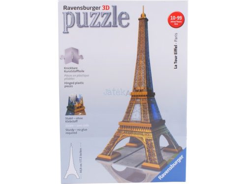 Ravensburger: Eiffel-torony 216 darabos 3D puzzle