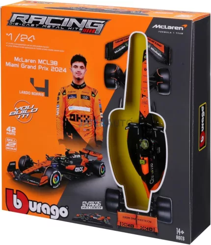  Bburago 1:24 F1 KIT - összeszerelhető modell autó / versenyautó - McLaren MCL38 18-28504