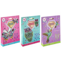   Gyémántfestős szélcsengő készítő, 3 féle, 29,7x19,5 cm