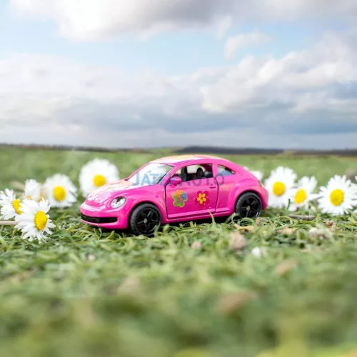 Siku 1:55 Volkswagen The Beetle Pink - 1488