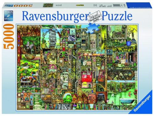 Ravensburger Puzzle 5 000 db - Bizarr város