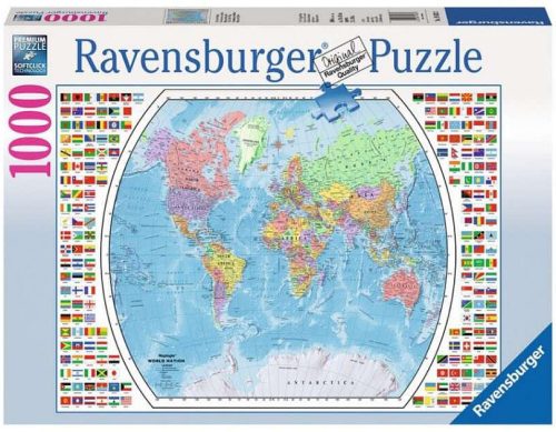 Ravensburger Politikai világtérkép 1000 db puzzle