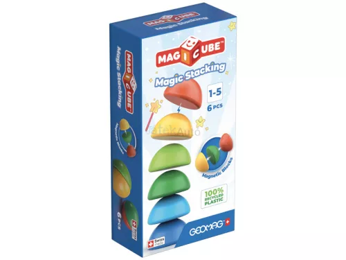 Geomag Magicube Blocks Recycled 6 darabos mágneses építőjáték