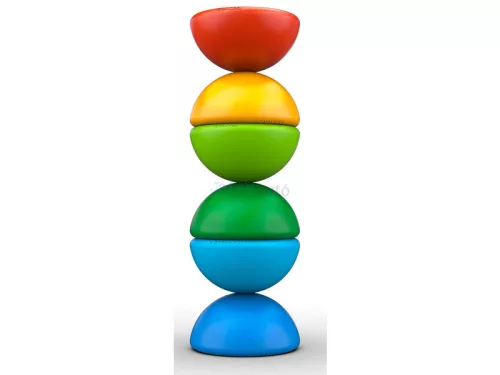 Geomag Magicube Blocks Recycled 6 darabos mágneses építőjáték