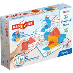   Geomag Magicube Recycled Blocks & Cards 16 darabos mágneses építőjáték