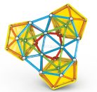 Geomag Supercolor Recycled 142 darabos mágneses építőjáték