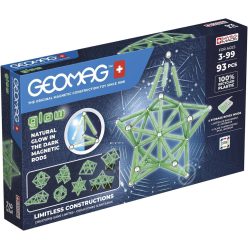 Geomag Glow Recycled 93 darabos mágneses építőjáték
