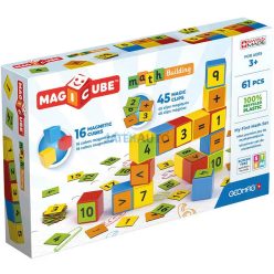   Geomag Magicube Math Building Recycled Clips 61 darabos mágneses építőjáték