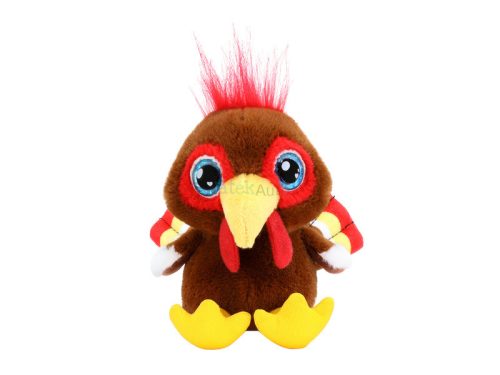 Plüss hangot adó háziállatok, 12 cm, 6 féle