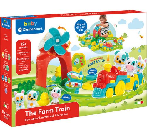 Clementoni Interaktív vonat szett