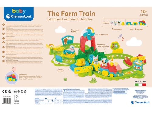 Clementoni Interaktív vonat szett