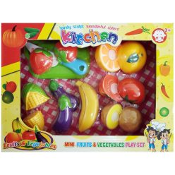   Műanyag vágható gyümölcs és zöldség 14 darabos készlet