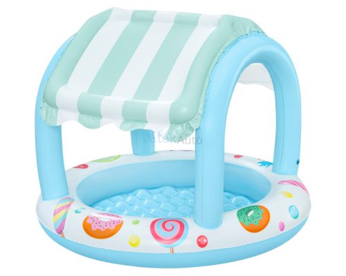 Bestway Sweet Shoppe árnyékolt gyerekmedence 104cm x 84cm 52638