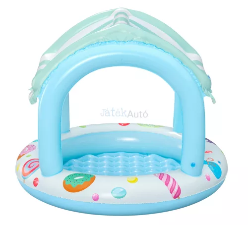 Bestway Sweet Shoppe árnyékolt gyerekmedence 104cm x 84cm 52638