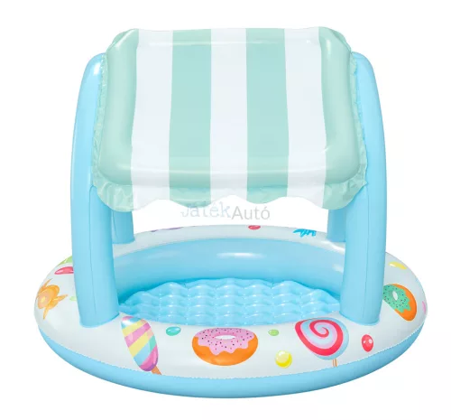 Bestway Sweet Shoppe árnyékolt gyerekmedence 104cm x 84cm 52638