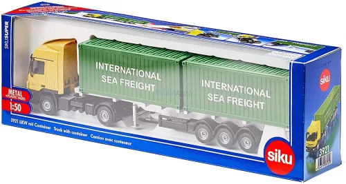 Siku 1:50 Mercedes-Actros konténer szállító kamion - 3921