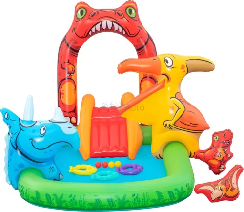 Bestway 53160 Jurassic Splash játéksziget 2,41 m x 1,40 m x 1,37 m