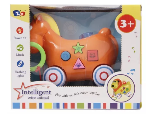 Húzható zenélő ló bébijáték - többféle