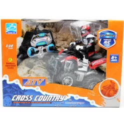 Moto 4 x 4 távirányítós quad - 15 cm