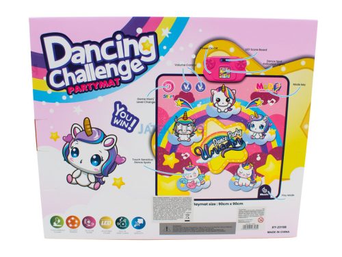 Dancing Challenge unikornis zenélő táncszőnyeg