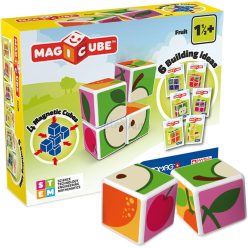 Geomag Magicube Printed Gyümölcsök 7 darabos mágneses építőjáték