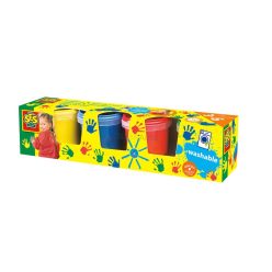 SES Creative - ujjfesték 4 darabos készlet - alapszínek