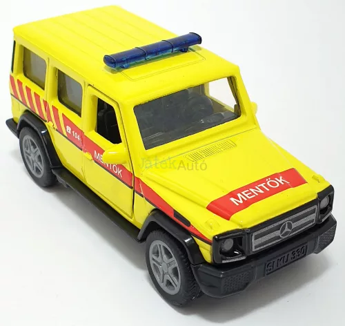 Siku 1:50 Mercedes-AMG G65 magyar mentő terepjáró - 2345