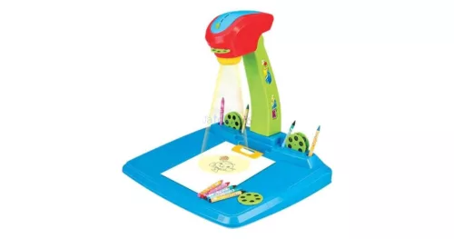 Kivetítős rajzasztal cserélhető korongokkal