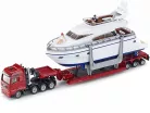 Siku 1:87 Man kamion Yacht szállító trélerrel - 1849