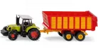 Siku 1:87 Claas traktor utánfutóval - 1650