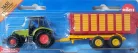 Siku 1:87 Claas traktor utánfutóval - 1650