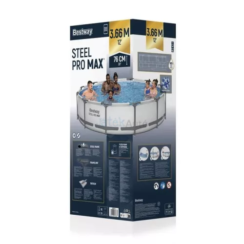  Bestway 56416 Steel Pro MAX medence - 366 x 76 cm 